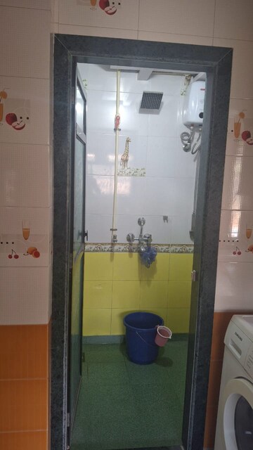 Bathroom in 2 BHK Apartment at New Mahada Colony, Goregaon East – for Rent