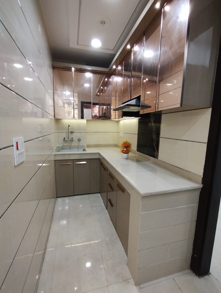 Kitchen, mohan garden 2 Bedroom 600 Sq.Ft. Builder Floor In Mohan Garden Delhi 8396112