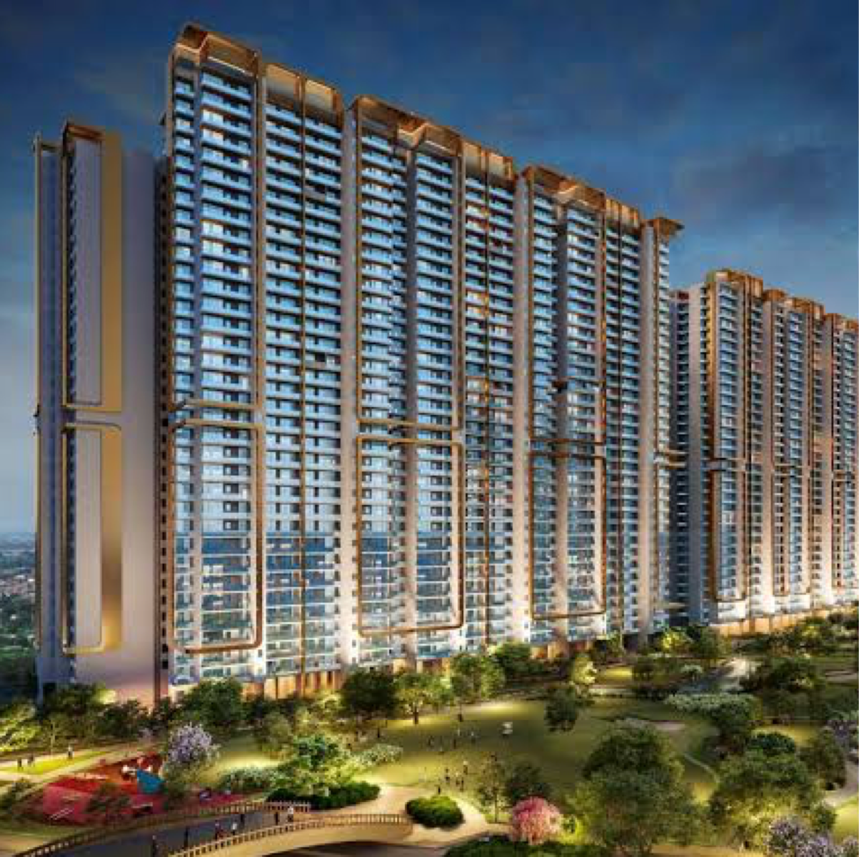 3.5 BHK + Servant Room 2080 Sq.Ft. Apartment in M3M Mansion