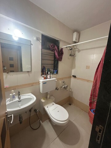 Bathroom in 2.5 BHK Apartment at Hubtown Akruti Orchid Park, Sakinaka – for Rent