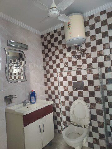 Bathroom in 3 BHK Builder Floor at Defence Colony – for Rent