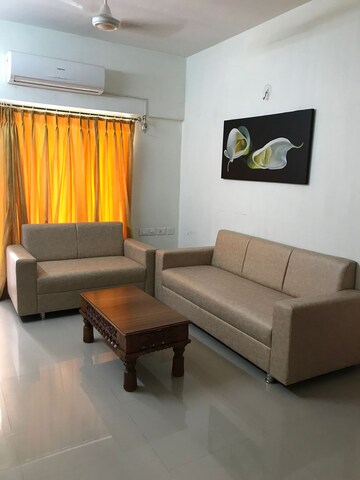 Living Room in 3 BHK Apartment at The Meadows, Near Vaishno Devi Circle On Sg Highway – for Rent