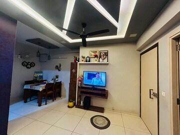 Living Room in 3 BHK Apartment at Swati Chrysantha, Shela – for Rent