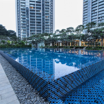 Swimming Pool in 6 BHK Apartment at Oberoi Sky City, Khande Rao Dongari – for Rent