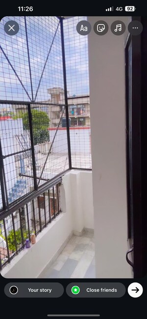 Balcony in 3.5 BHK Apartment at Proview Shalimar City Phase I, Shalimar Garden – for Sale