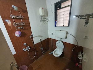Bathroom in 3 BHK Apartment at Rose Tower, Kharghar Sector 34 – for Sale
