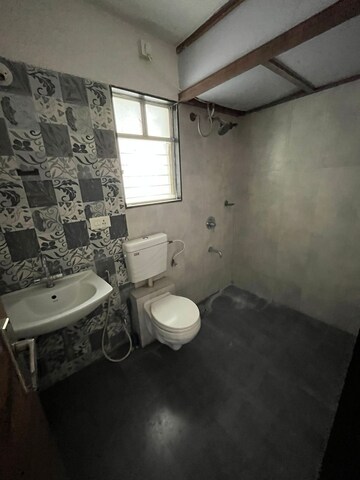 Bathroom in 2 BHK Apartment at Goel Ganga Kalash, Vishrantwadi – for Rent