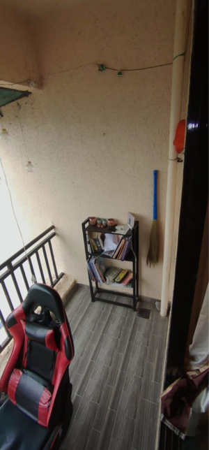 Balcony in 1 BHK Apartment at Shakti Sai Srushti, Tawri Pada – for Sale