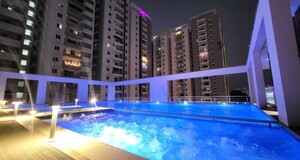 Swimming Pool in 3 BHK Apartment at Rajapushpa Regalia, Kokapet – for Sale