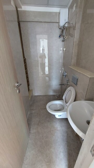 Bathroom in 2 BHK Apartment at Sheth Vasant Blossom, Marol – for Rent