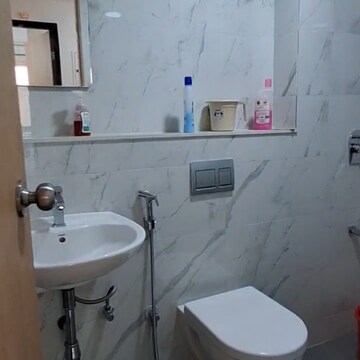 Bathroom in 2.5 BHK Apartment at Lodha Codename Premier, Mangaon – for Rent