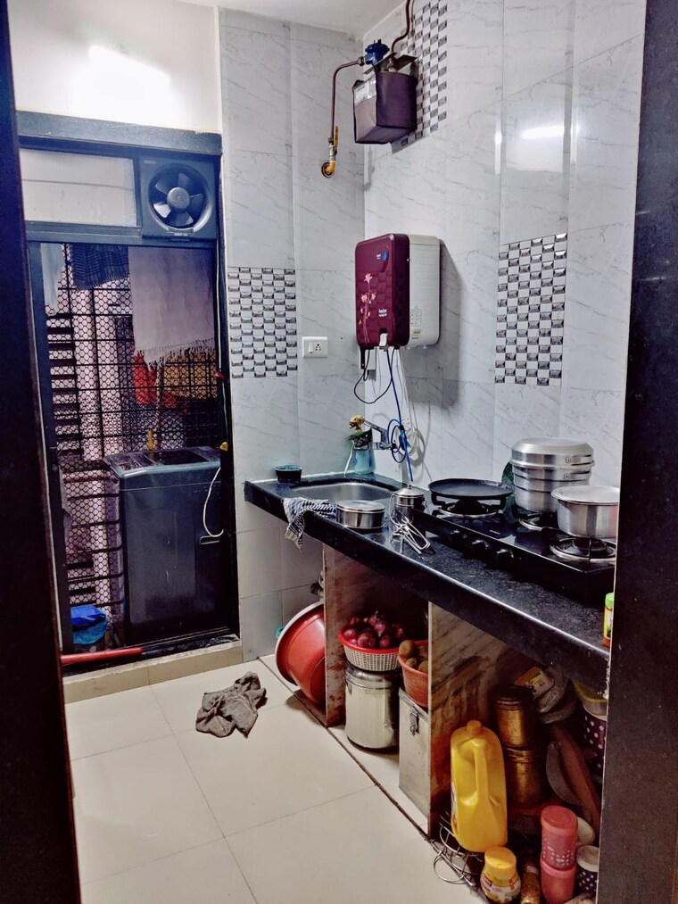 Kitchen, sector 11 kopar khairane 1 Bedroom 600 Sq.Ft. Apartment In Sector 11 Kopar Khairane Navi Mumbai 8397078