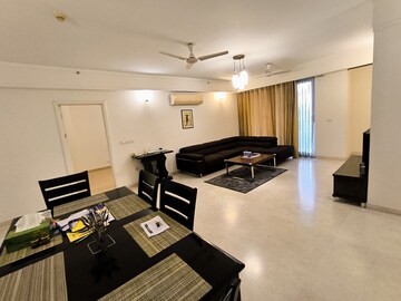 Living Room in 3 BHK Apartment at DLF Park Place, Sector 54 – for Rent