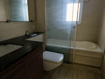 Bathroom in 3 BHK Apartment at DLF Park Place, Sector 54 – for Rent
