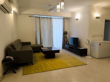 Living Room in 3 BHK Apartment at DLF Park Place, Sector 54 – for Rent
