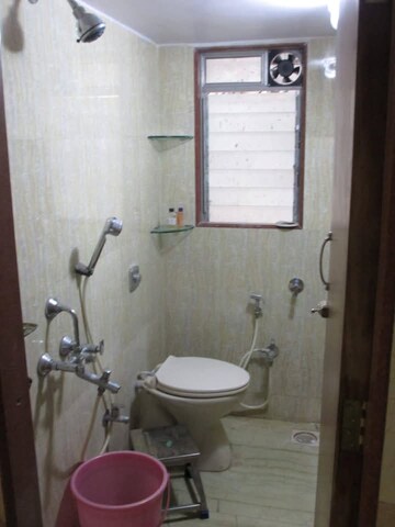 Bathroom in 1 BHK Apartment at Dadarkar Building, Dadar West – for Rent