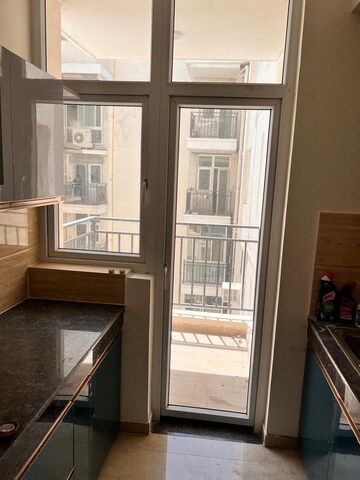 Balcony in 3 BHK Apartment at Omaxe The Palace, Gomti Nagar – for Rent
