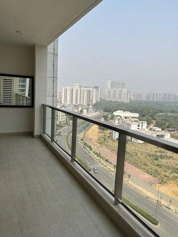 Balcony in 4 BHK Apartment at DLF The Crest, Sector 54 – for Rent