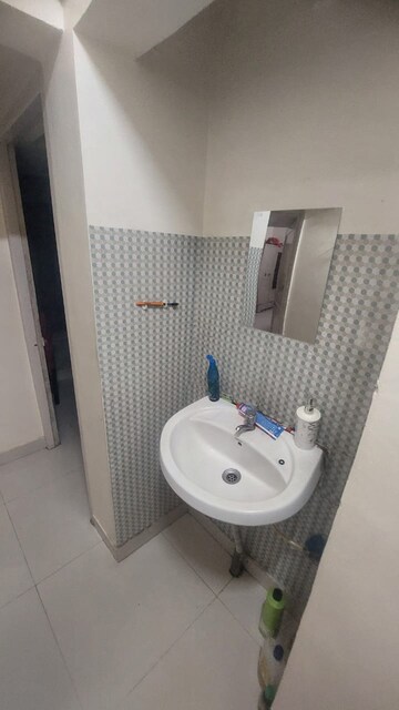 Bathroom in 2 BHK Apartment at Kshitij CHS, Goregaon East – for Rent