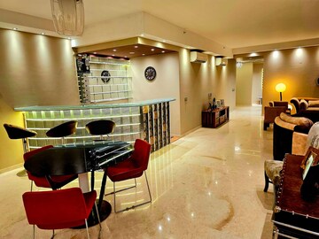 Living Room in 4 BHK Apartment at DLF The Crest, Sector 54 – for Rent