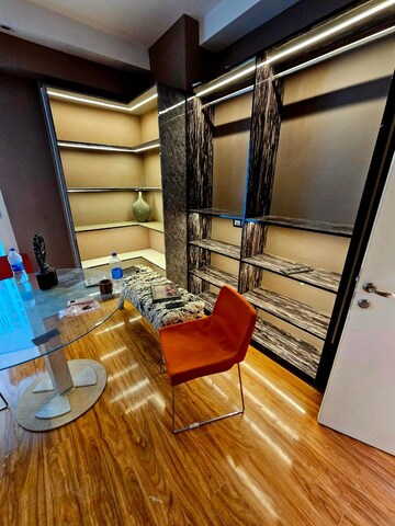 Living Room in 4 BHK Apartment at DLF The Crest, Sector 54 – for Rent