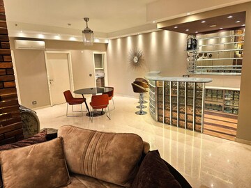 Living Room in 4 BHK Apartment at DLF The Crest, Sector 54 – for Rent