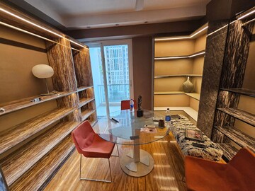 Living Room in 4 BHK Apartment at DLF The Crest, Sector 54 – for Rent