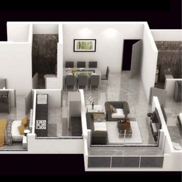 undefined, dosti-eastern-bay-phase-3 3.5 Bedroom 1155 Sq.Ft. Apartment In Loyld's Estate Mumbai 8397424