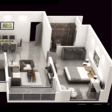 Floor Plan in 3.5 BHK Apartment at Dosti Eastern Bay Phase 3, Loyld's Estate – for Sale