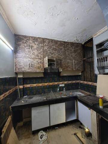 Kitchen in 2 BHK Builder Floor at Kalkaji – for Rent