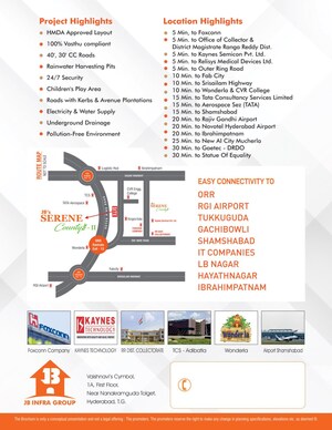  Plot – Exterior View View at JB Serene County, Kongara Kalan - for Sale