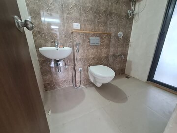 Bathroom in 1 BHK Apartment at Lodha Palava City Lakeshore Greens, Dombivli East – for Rent