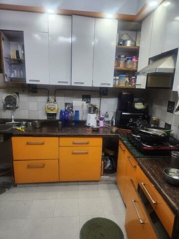 Kitchen in 3 BHK Apartment at Chittaranjan Park – for Rent