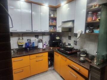 Kitchen in 3 BHK Apartment at Chittaranjan Park – for Rent