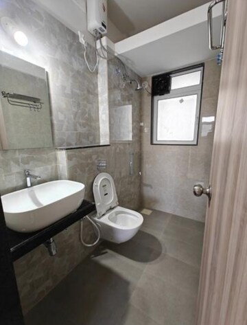 Bathroom in 2 BHK Apartment at Ashar Axis, Majiwada – for Rent