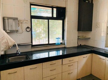 Kitchen in 3 BHK Apartment at Nav Sarswati Sadan Apartment, Naupada – for Rent