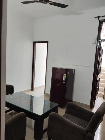 Staircase in 1 BHK Apartment at Green Valley Heights, Dhakoli Village – for Rent