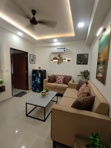 Living Room in 1 BHK Apartment at Redwood Magnus, Jeerota – for Rent
