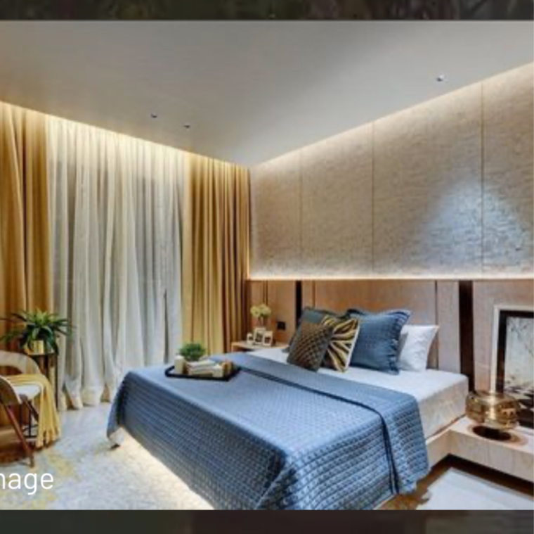 Bedroom, dosti-eastern-bay-phase-1 3 Bedroom 1155 Sq.Ft. Apartment In Loyld's Estate Mumbai 8398064