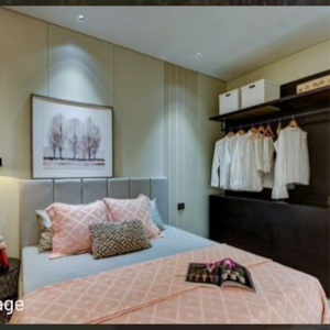 Bedroom in 3 BHK Apartment at Dosti Eastern Bay Phase 1, Loyld's Estate – for Sale