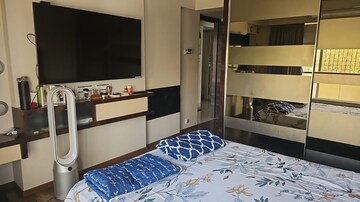Bedroom in 3 BHK Apartment at DB Realty Orchid Suburbia, Kandivali West – for Rent