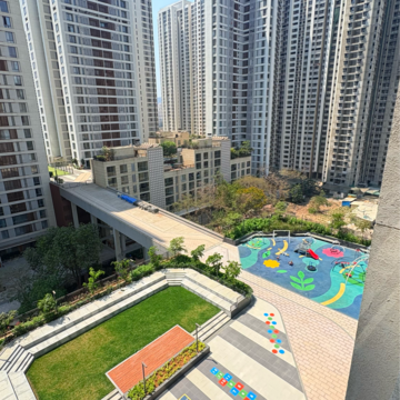 Balcony in 2 BHK Apartment at Piramal Vaikunth Cluster 2, Ashok Nagar – for Rent