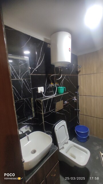 Attached Bathroom in 1 BHK Builder Floor at Chattarpur – for Rent