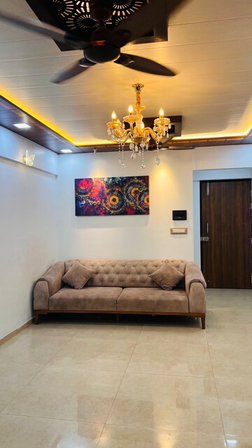 Living Room in 1.5 BHK Apartment at Lodha Lakeshore Greens, Dombivli East – for Rent