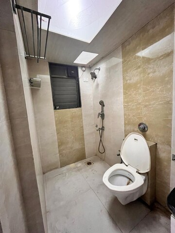 Bathroom in 3 BHK Apartment at Shiv Sai Paradise, Majiwada – for Sale