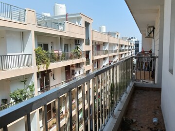 Balcony in 3 BHK Apartment at Uninav Bliss, Raj Nagar Extension – for Rent