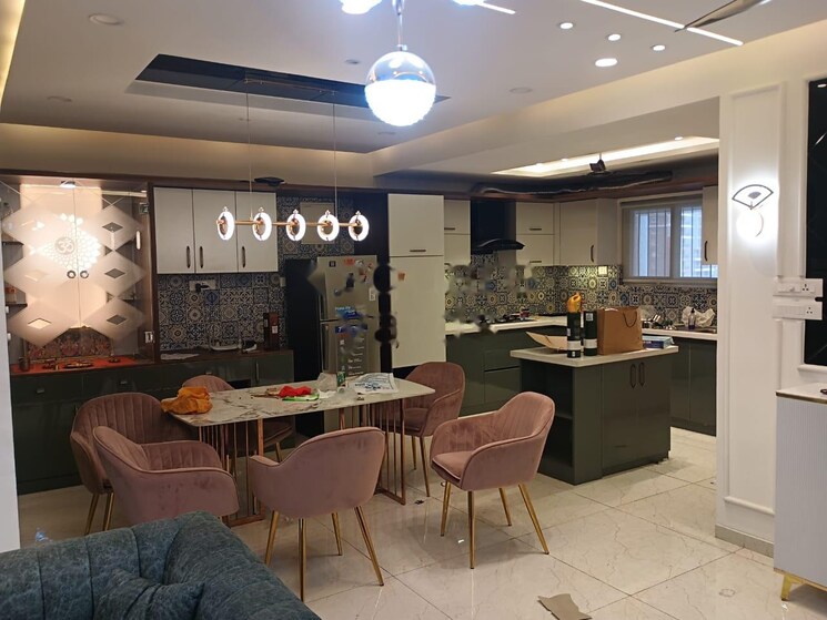 Living Room, elemental-earthwoods 3 Bedroom 2083 Sq.Ft. Apartment In Kokapet Hyderabad 8398467