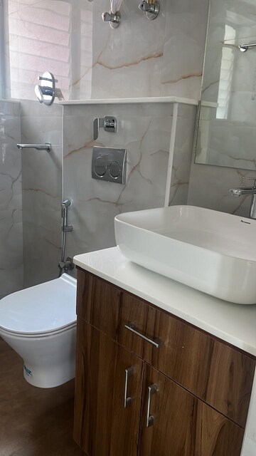 Bathroom in 2 BHK Apartment at Domlur – for Rent