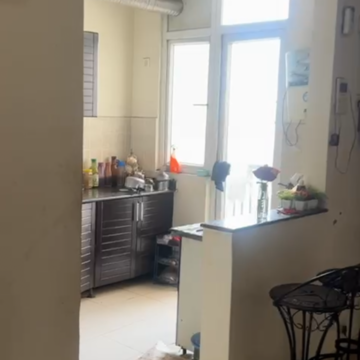 Kitchen in 3 BHK Apartment at Amrapali Platinum, Sector 119 – for Sale