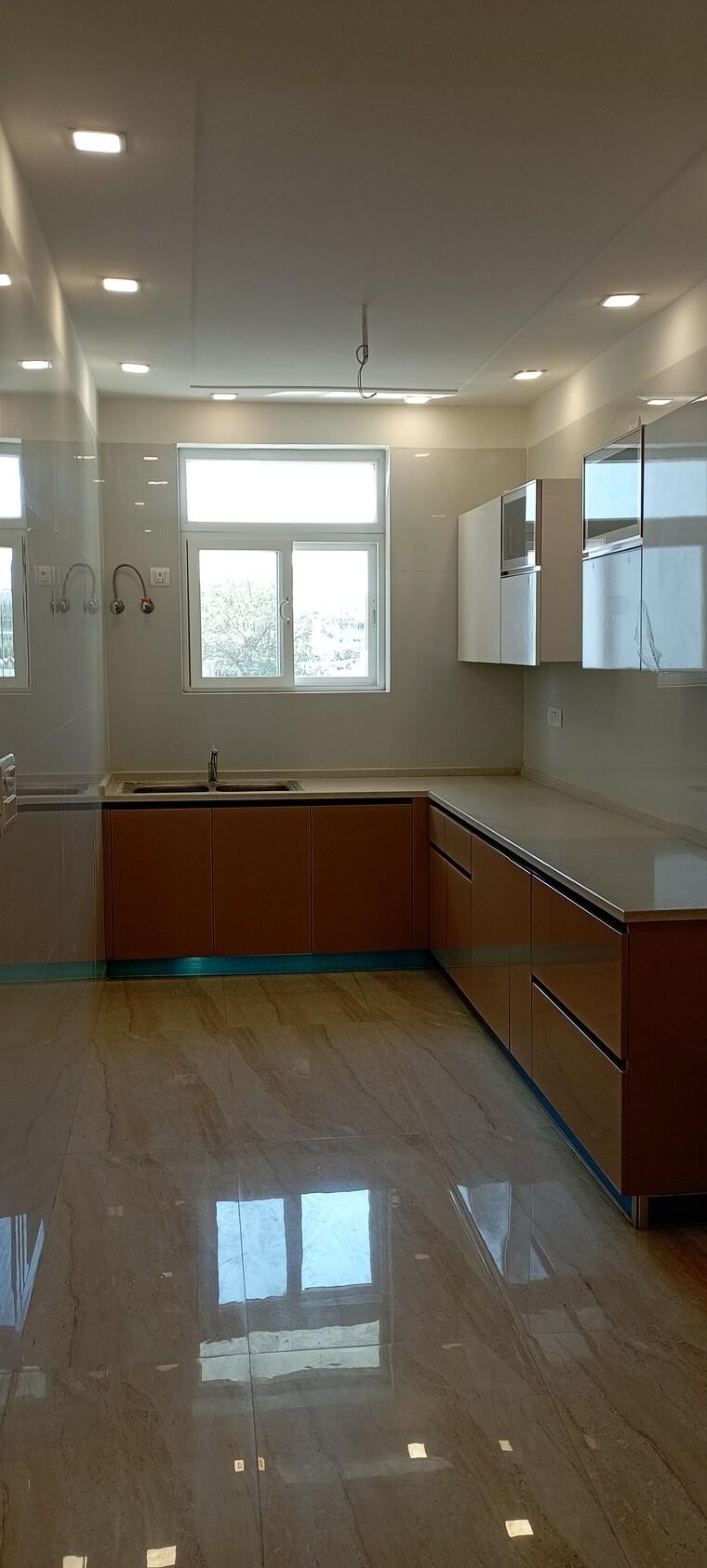 Kitchen, bp-homes 3 Bedroom 1340 Sq.Ft. Builder Floor In Sector 85 Faridabad 8398916